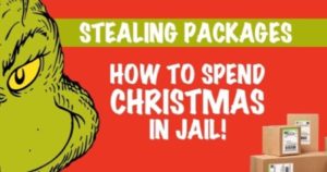 stealing presents Christmas theft package