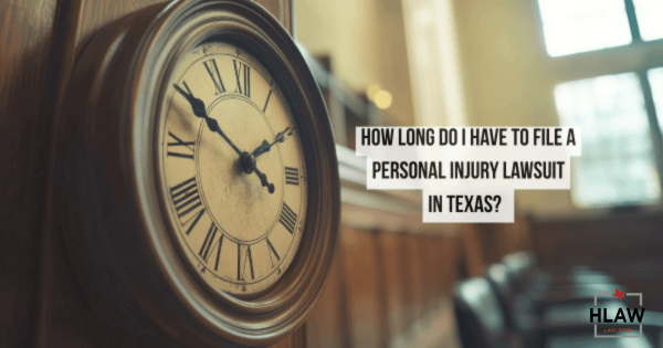 Close-up of a courthouse clock symbolizing the statute of limitations for personal injury lawsuits in Texas.