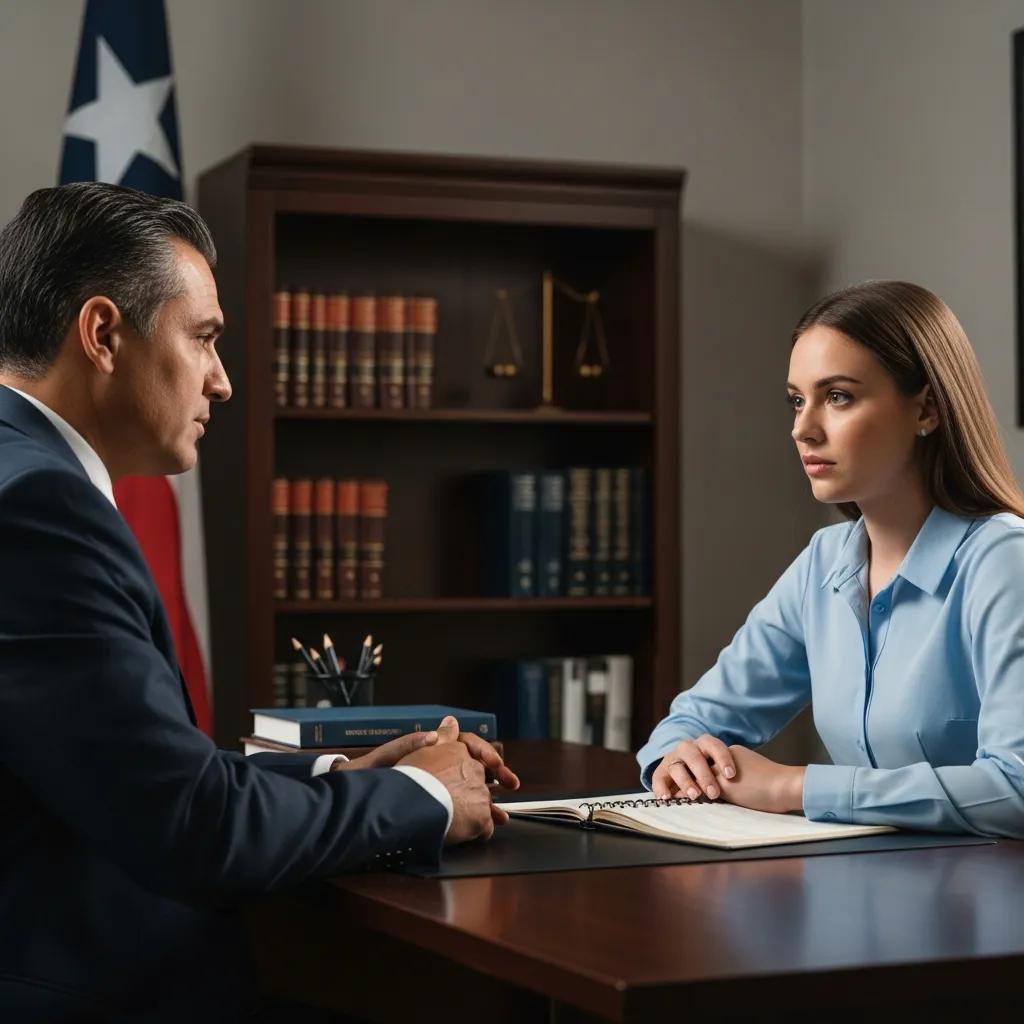 Fort Worth attorney consulting with a client about sex crimes defense