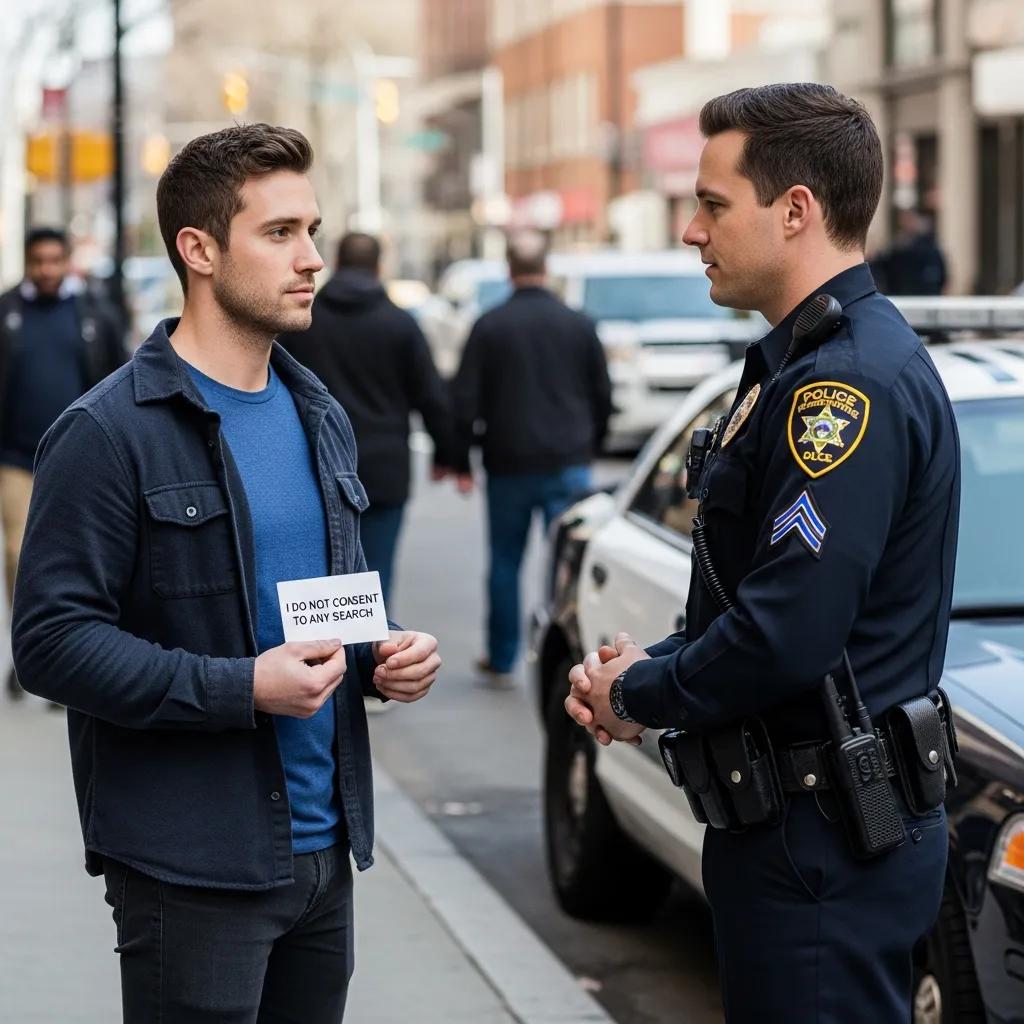 Individual asserting Fourth Amendment rights during a police encounter